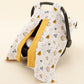 Stroller Cover Set - Double Side - Hardal Muslin - Zoo