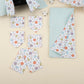 9 Piece - Newborn Sets - Double Sided - Winter - Yeşil Waffle Pike Yeşil Balkabağı