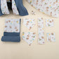 9 Piece - Newborn Sets - Double Sided - Winter - İndigo Petek - Ceylan