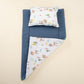 Double Sided Changing Pad and Pillow - İndigo Petek - Ceylan