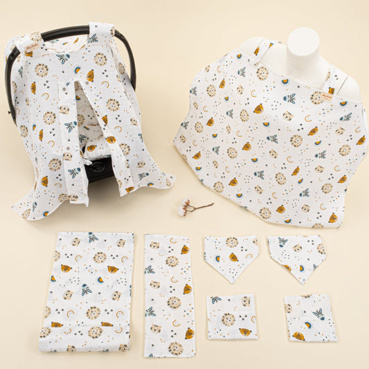 9 Piece - Newborn Sets - Summery - Zoo