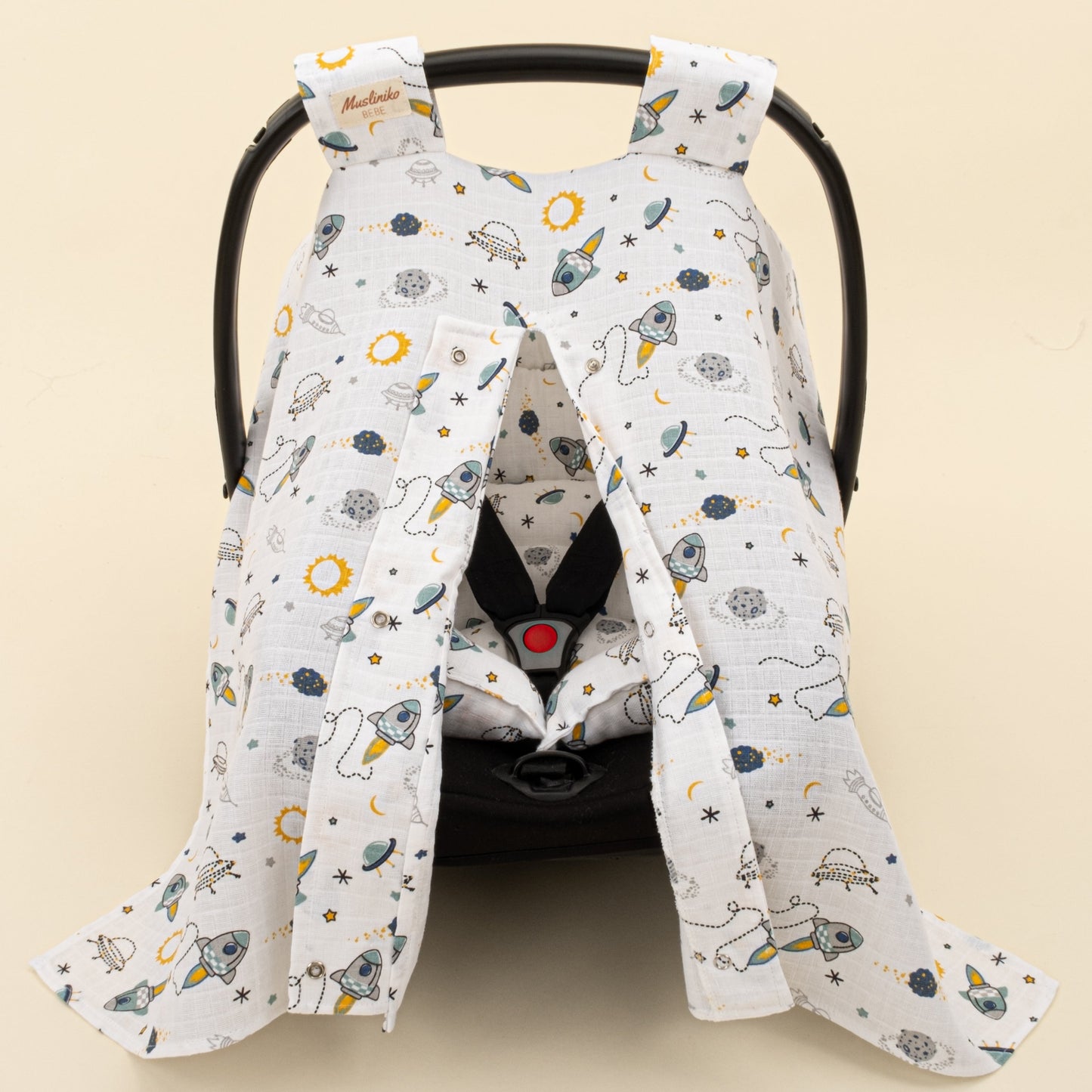 Stroller Cover Set - Single Side - Uzay