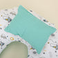 Double Sided Breastfeeding Pillow - Nil Yeşili Petek - Uzay