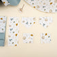 9 Piece - Newborn Sets - Double Sided - Winter - Petrol Mavisi Petek - Zoo