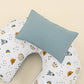 Double Sided Breastfeeding Pillow - Petrol Mavisi Petek - Zoo