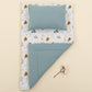 Double Sided Changing Pad and Pillow - Petrol Mavisi Petek - Zoo