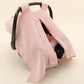 Stroller Cover Set - Single Side - Pudra Muslin