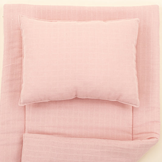 Double Sided Changing Pad and Pillow - Pudra Muslin