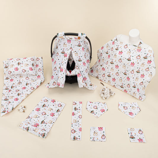 11 Piece - Newborn Sets - Summery - Pembe Ayıcıklar