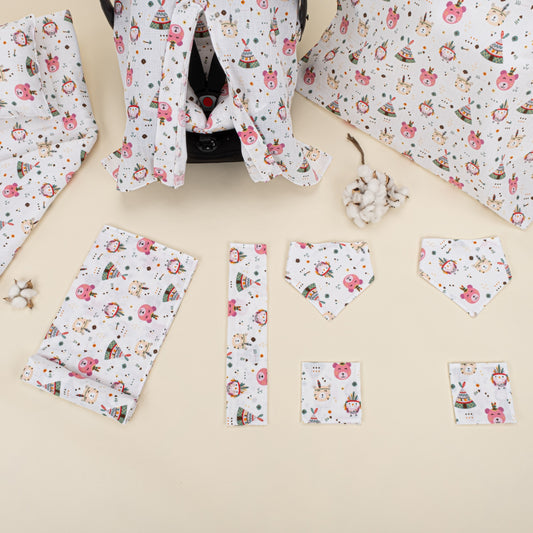 11 Piece - Newborn Sets - Summery - Pembe Ayıcıklar