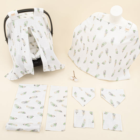 9 Piece - Newborn Sets - Summery - Yeşil Tüy