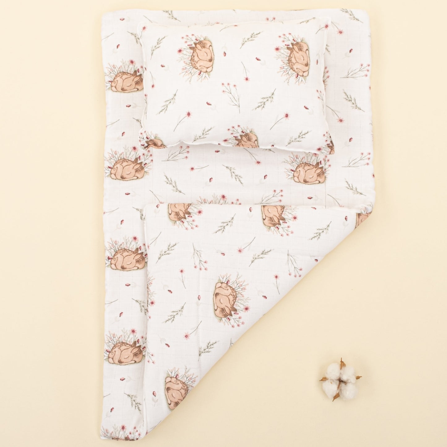 Double Sided Changing Pad and Pillow - Uykucu Ceylan