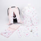 9 Piece - Newborn Sets - Double Sided - Winter - Bebe Pembe Petek - Pembe Bulut