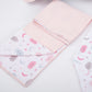 9 Piece - Newborn Sets - Double Sided - Winter - Bebe Pembe Petek - Pembe Bulut