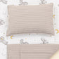 Double Sided Changing Pad and Pillow - Gri Örgü - Gri Tavşan