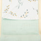 Double Side Muslin Cover - Mint Muslin - Yapraklar