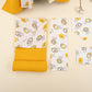 9 Piece - Newborn Sets - Double Sided - Winter - Hardal Petek - Sarı Aslan