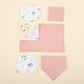 11 Piece - Newborn Sets - Double Sided - Seasonal - Pudra Müslin - Yeşil Çiçekler