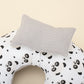 Double Sided Breastfeeding Pillow - Açık Gri Örgü - Panda