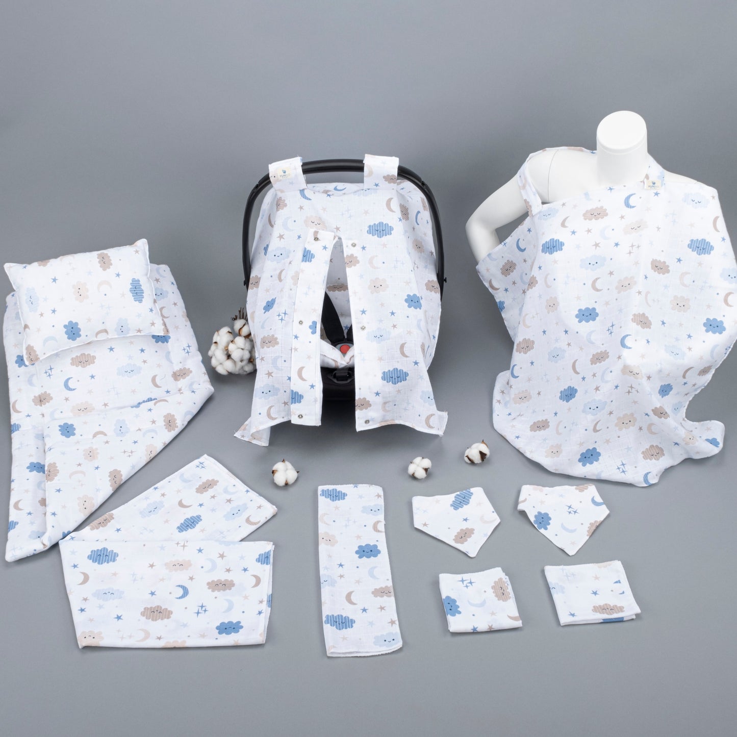 11 Piece - Newborn Sets - Summery - Mavi Bulut