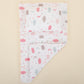 Double Sided Changing Pad and Pillow - Pembe Bulut