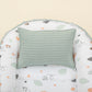 Babynest and Pillow - Çift Taraflı - Mint Örgü - Kuş