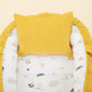 Babynest and Pillow - Çift Taraflı - Hardal Örgü - Kuş