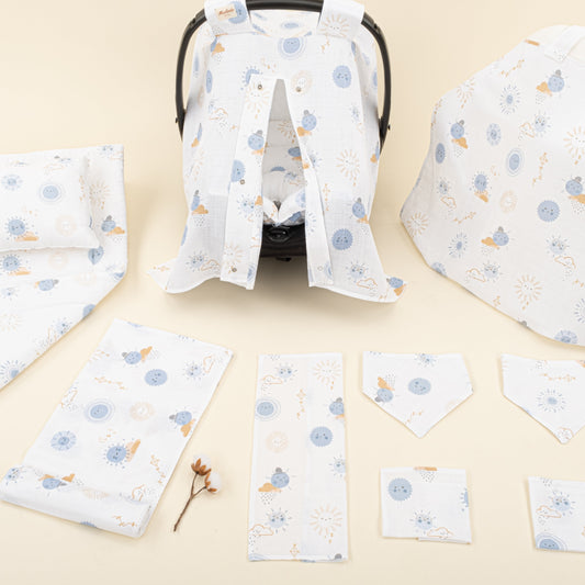 11 Piece - Newborn Sets - Summery - Mavi Güneş