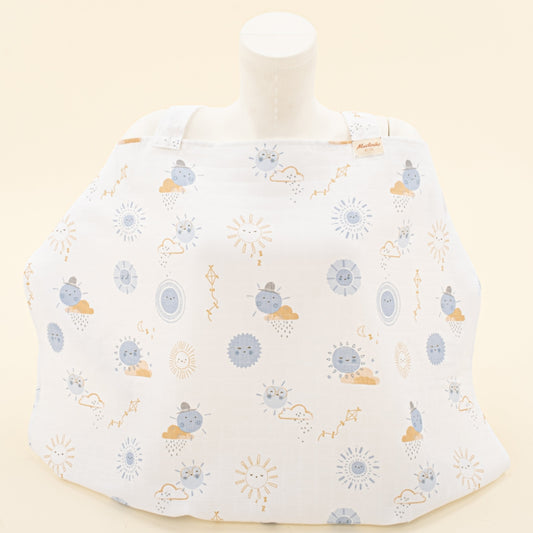 Breastfeeding Bib - Mavi Güneş