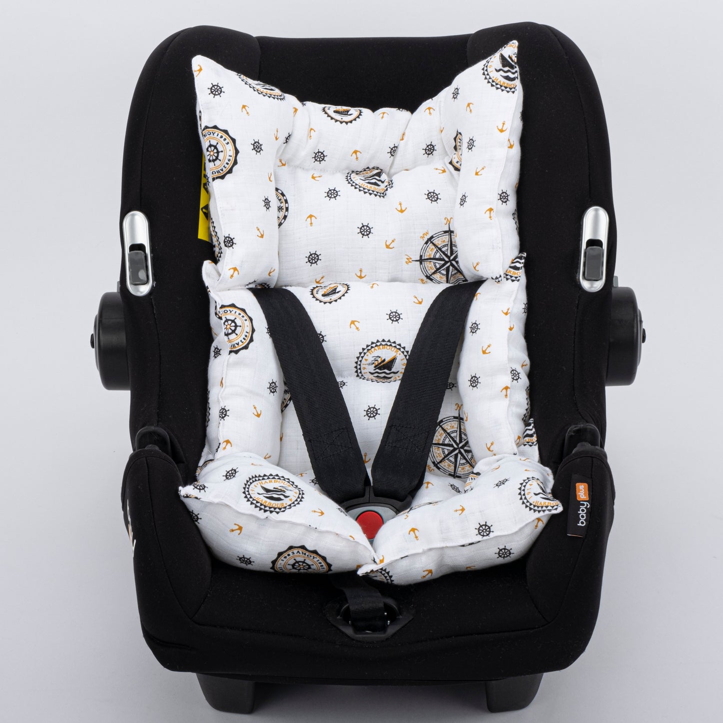 Stroller Cover Set - Single Side - Sarı Gemili