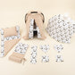 11 Piece - Newborn Sets - Double Sided - Winter - Bej Petek - Panda