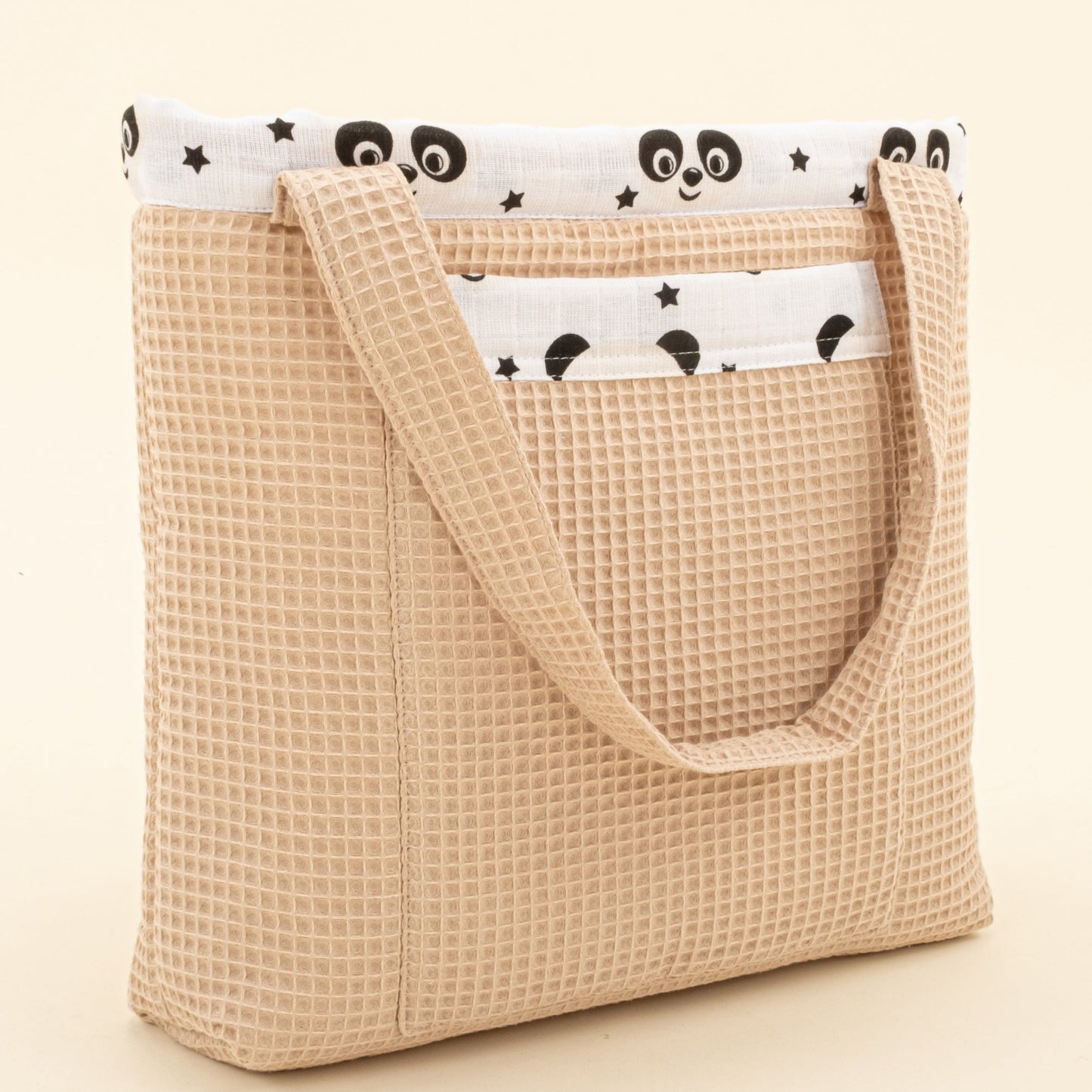 Baby Care Bag - Bej Petek - Panda