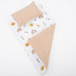 Double Sided Changing Pad and Pillow - Kumsal Beji Petek - Galaksi ve Harfler