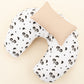 Double Sided Breastfeeding Pillow - Bej Petek - Panda