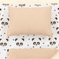 Double Sided Changing Pad and Pillow - Bej Petek - Panda