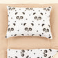 Double Sided Changing Pad and Pillow - Bej Petek - Panda