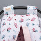 Stroller Cover Set - Double Side  - Pudra Waffle - Kelebekler