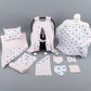 11 Piece - Newborn Sets - Double Sided - Seasonal - Açık Pudra Muslin - Kelebekler