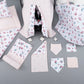 11 Piece - Newborn Sets - Double Sided - Seasonal - Açık Pudra Muslin - Kelebekler