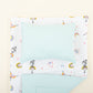 Double Sided Changing Pad and Pillow - Su Yeşili Muslin - Balerin