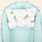 Babynest and Pillow - Çift Taraflı - Su Yeşili Muslin - Balerin