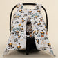 Stroller Cover Set - Single Side - Tropikal Panda