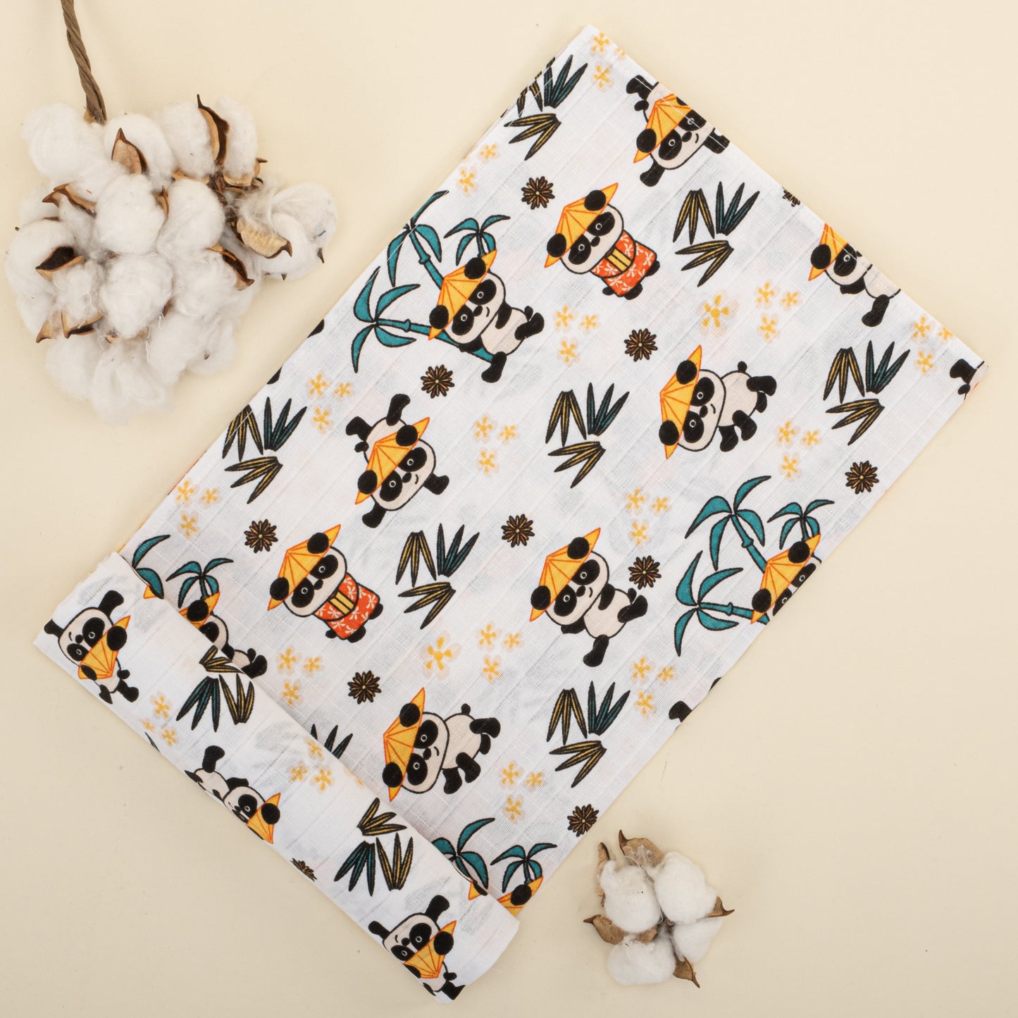 Muslin Cover - Tropikal Panda