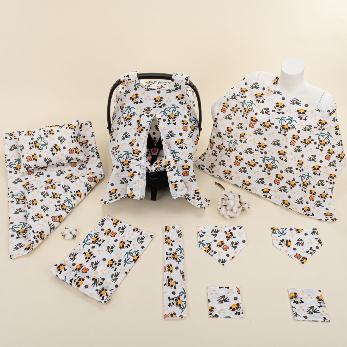 11 Piece - Newborn Sets - Summery - Tropikal Panda