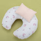 Double Sided Breastfeeding Pillow - Bebe Pembe Petek - Pembe Ay