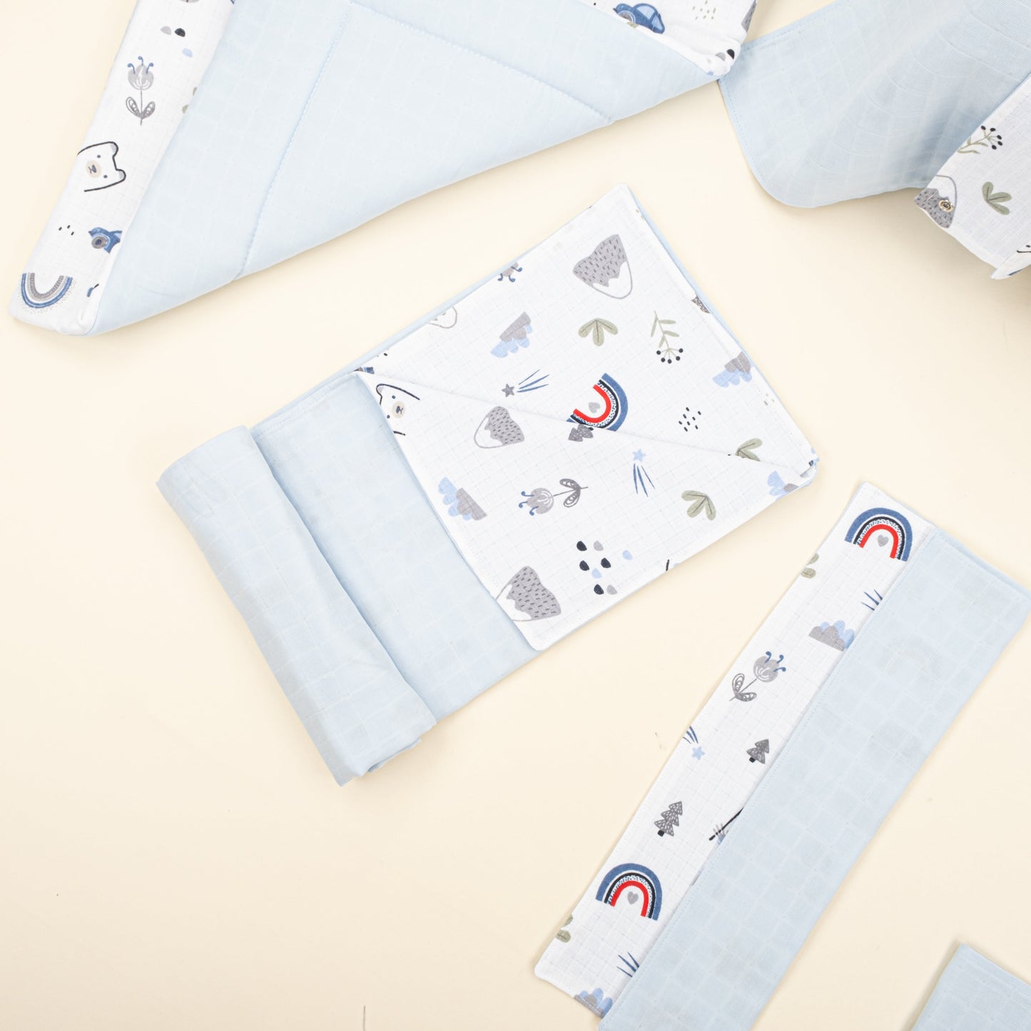 11 Piece - Newborn Sets - Double Sided - Seasonal - Mavi Muslin - Mavi Kedi