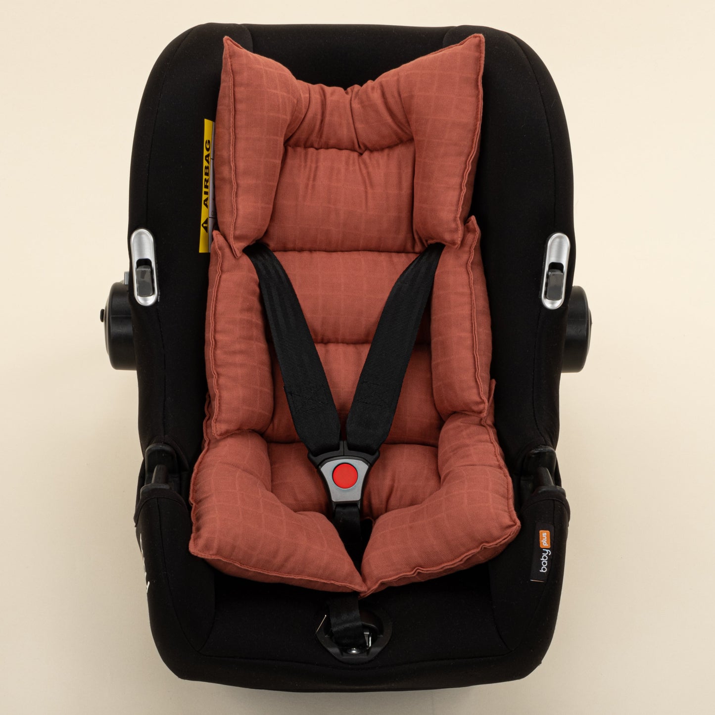 Stroller Cover Set - Single Side - Koyu Kiremit Müslin