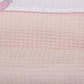 Double Sided Pique Blanket - Bebe Pembe Petek - Pembe Ay