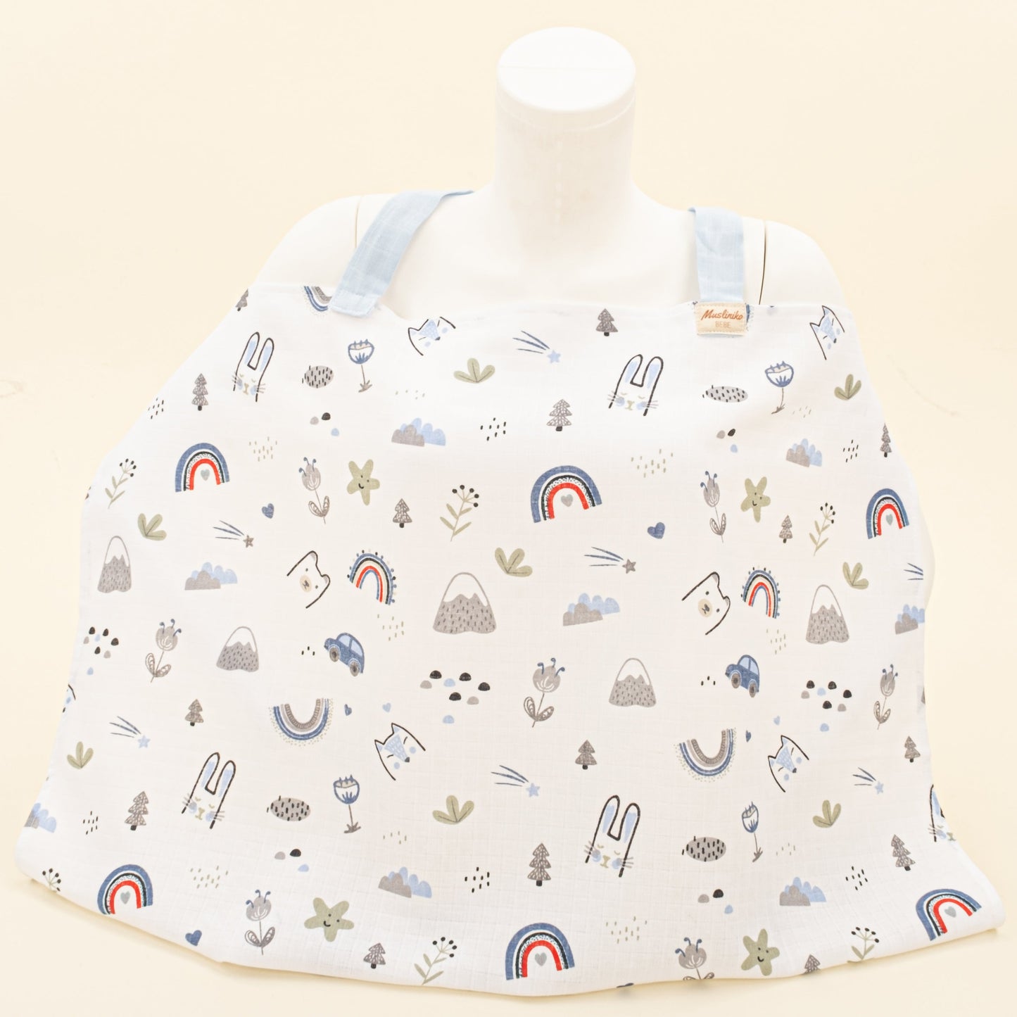 Breastfeeding Bib - Mavi Kedi