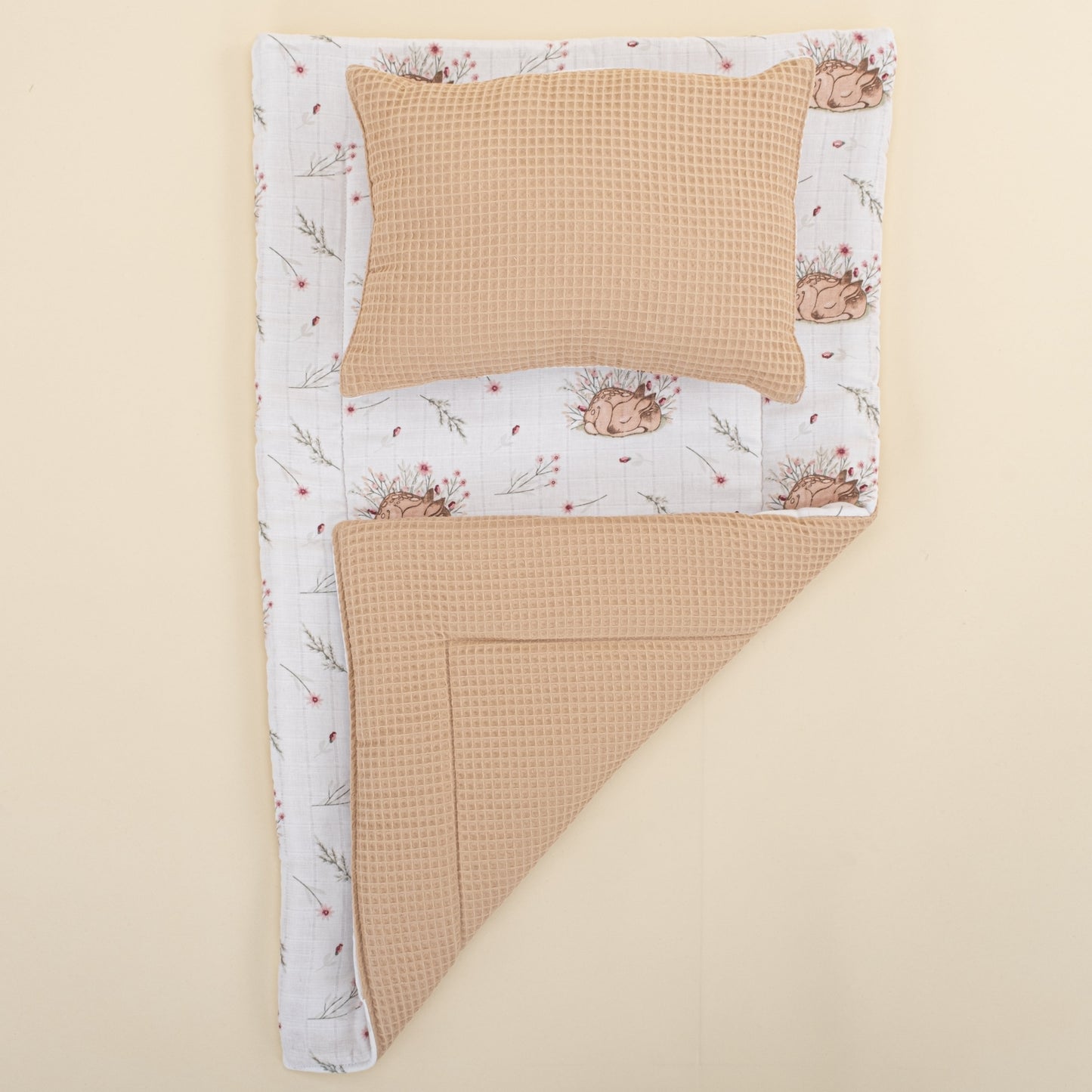 Double Sided Changing Pad and Pillow - Kumsal Beji Petek - Uykucu Ceylan